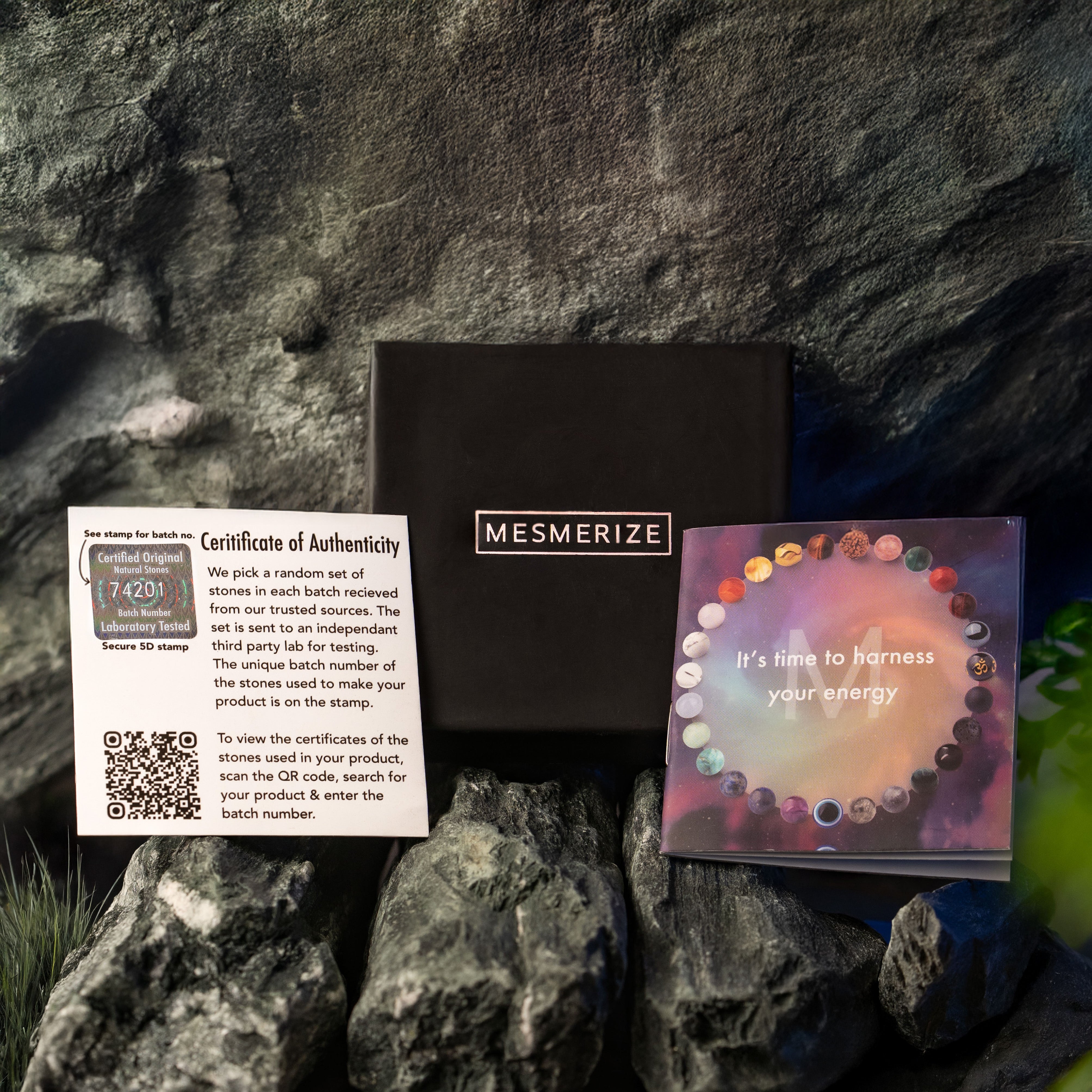 Natural Stone Jewellery Elastic Bracelet Clear Quartz