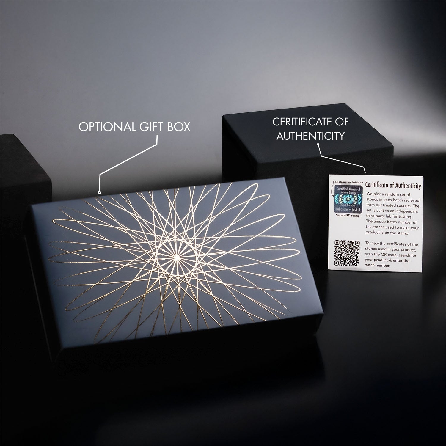 Black Spinel MagSpin Rotating Desk Pen with DryFlow Ink