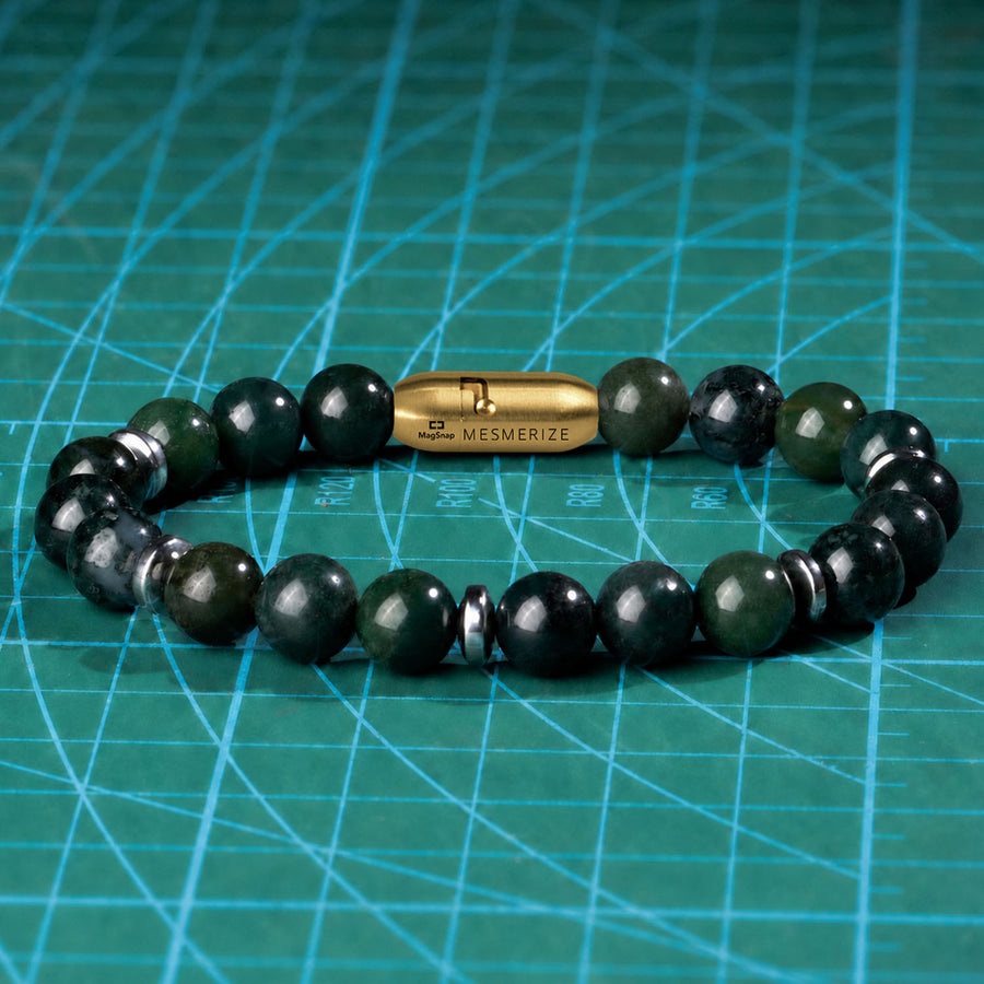 Soulful Moss Agate Natural Stone Bracelet