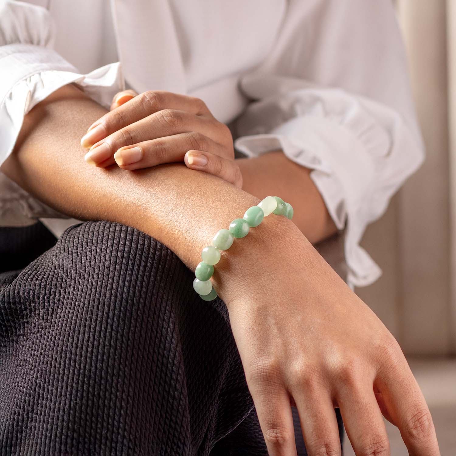 Aventurine Tumble Natural Stone Bracelet