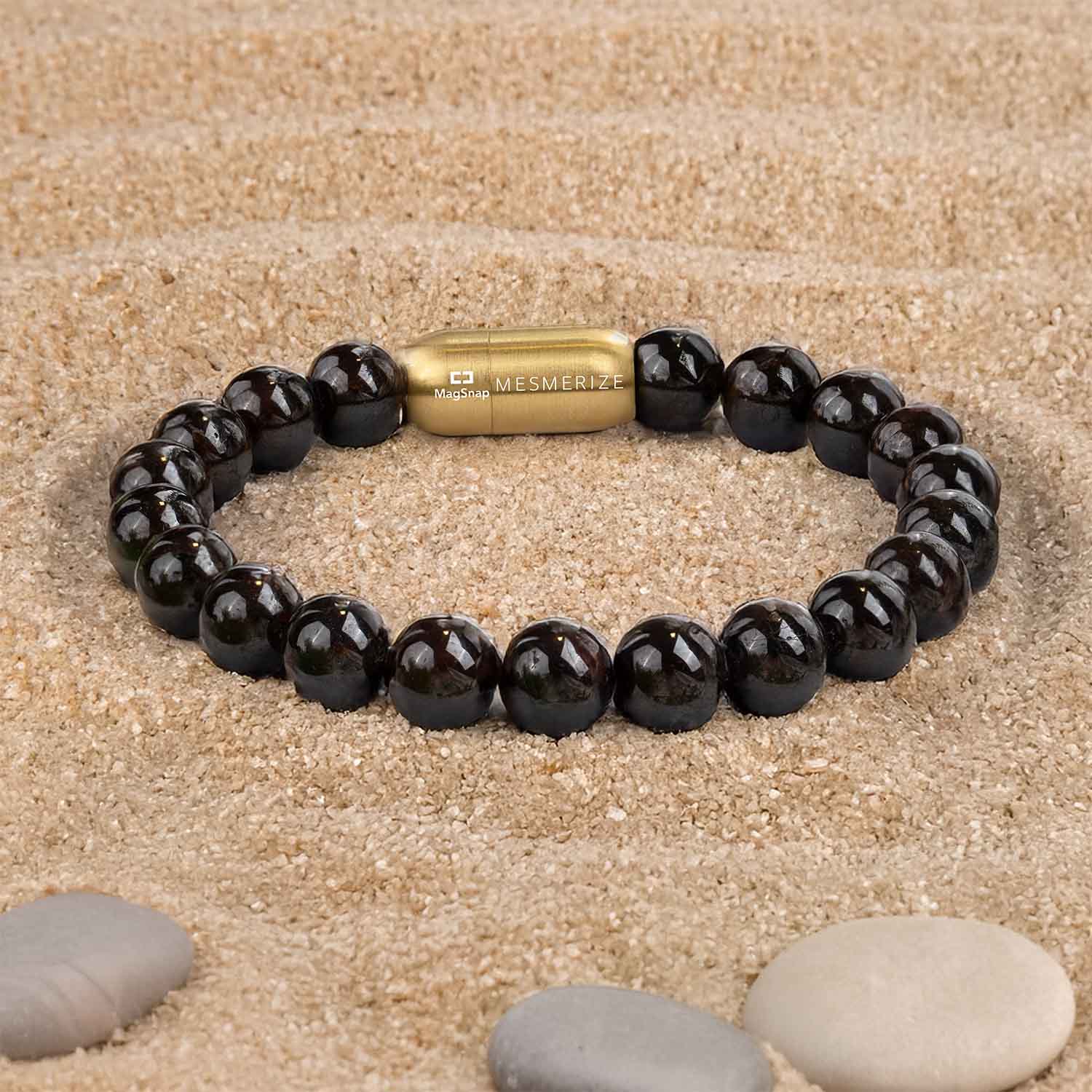 Energizing Garnet Natural Stone Bracelet with Magsnap 2