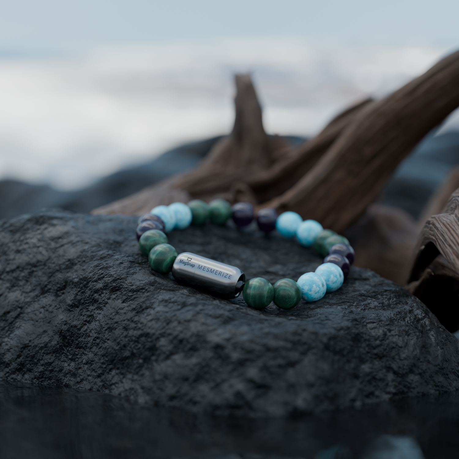 Mystic Harmony Turquoise Natural Stone Bracelet