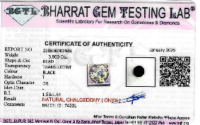 Matte Onyx lab certificate 1