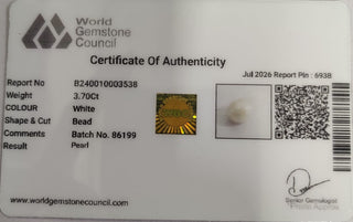 Pearl lab certificate 9