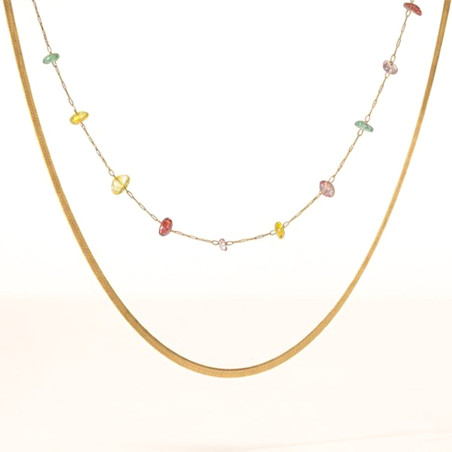 Prism Drift Stack Necklace