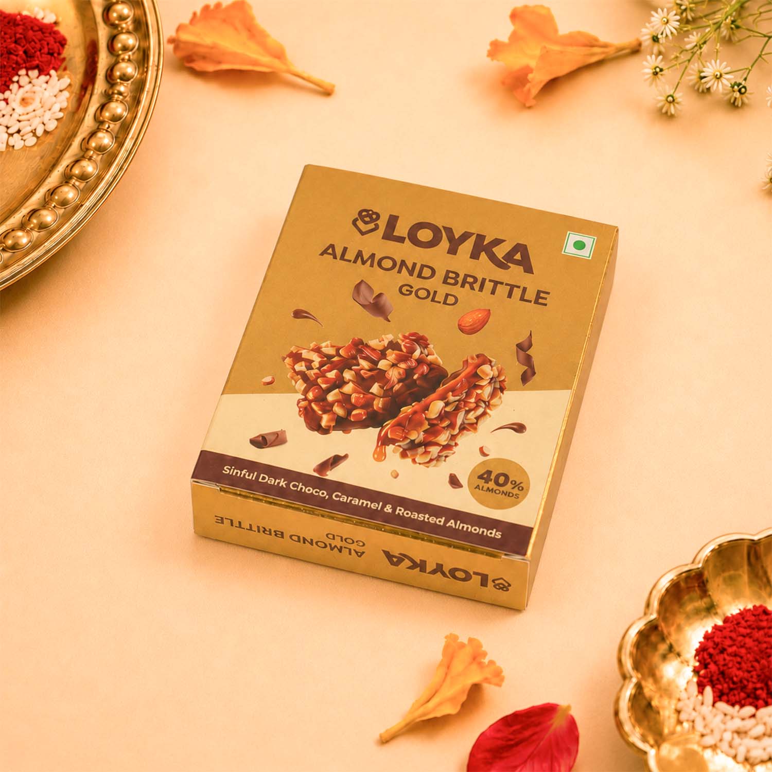 Om Trishul & Damru Pure Silver Plated Rakhi Hamper