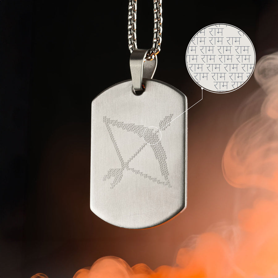 Ram Baan MicroCarved Tag Necklace