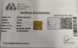 Selenite lab certificate 11