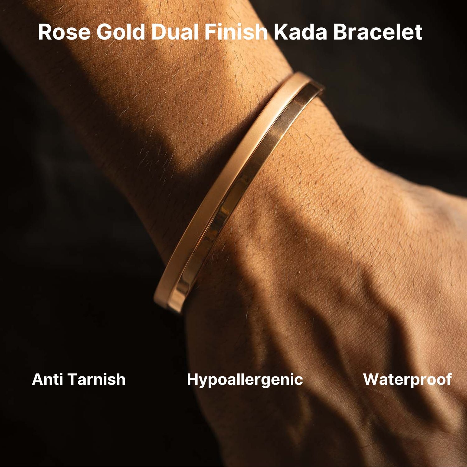 Dual Finish Kada Christmas Hamper Rose Gold