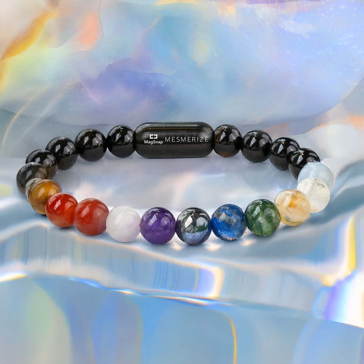 Ultimate 11 Chakra Natural Stone Bracelet with Magsnap 2