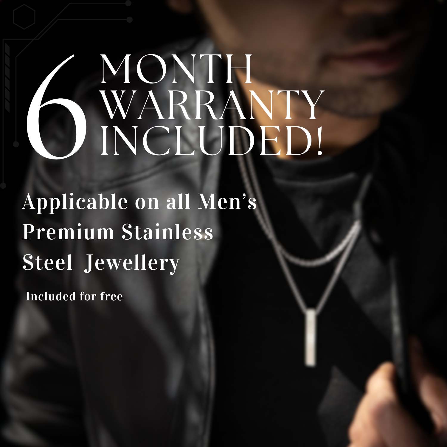 Black Diamonds Limited Edition Dog Tag Necklace