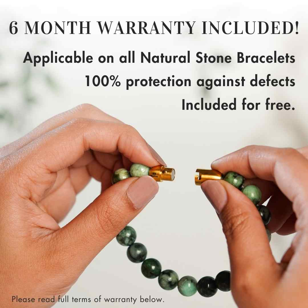 Gental Blue Lace Agate Natural Stone Bracelet With MagSnap2