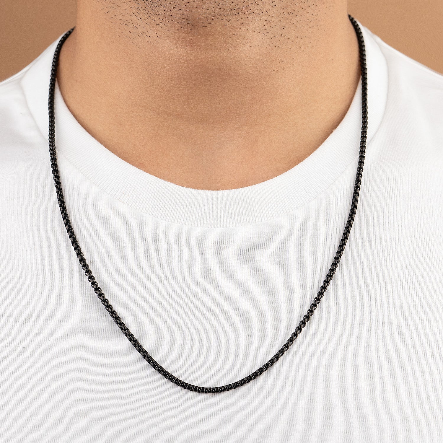 M Premium Jewellery Necklace Hermes Black