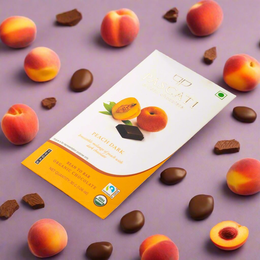 Peach Dark Chocolate Bar