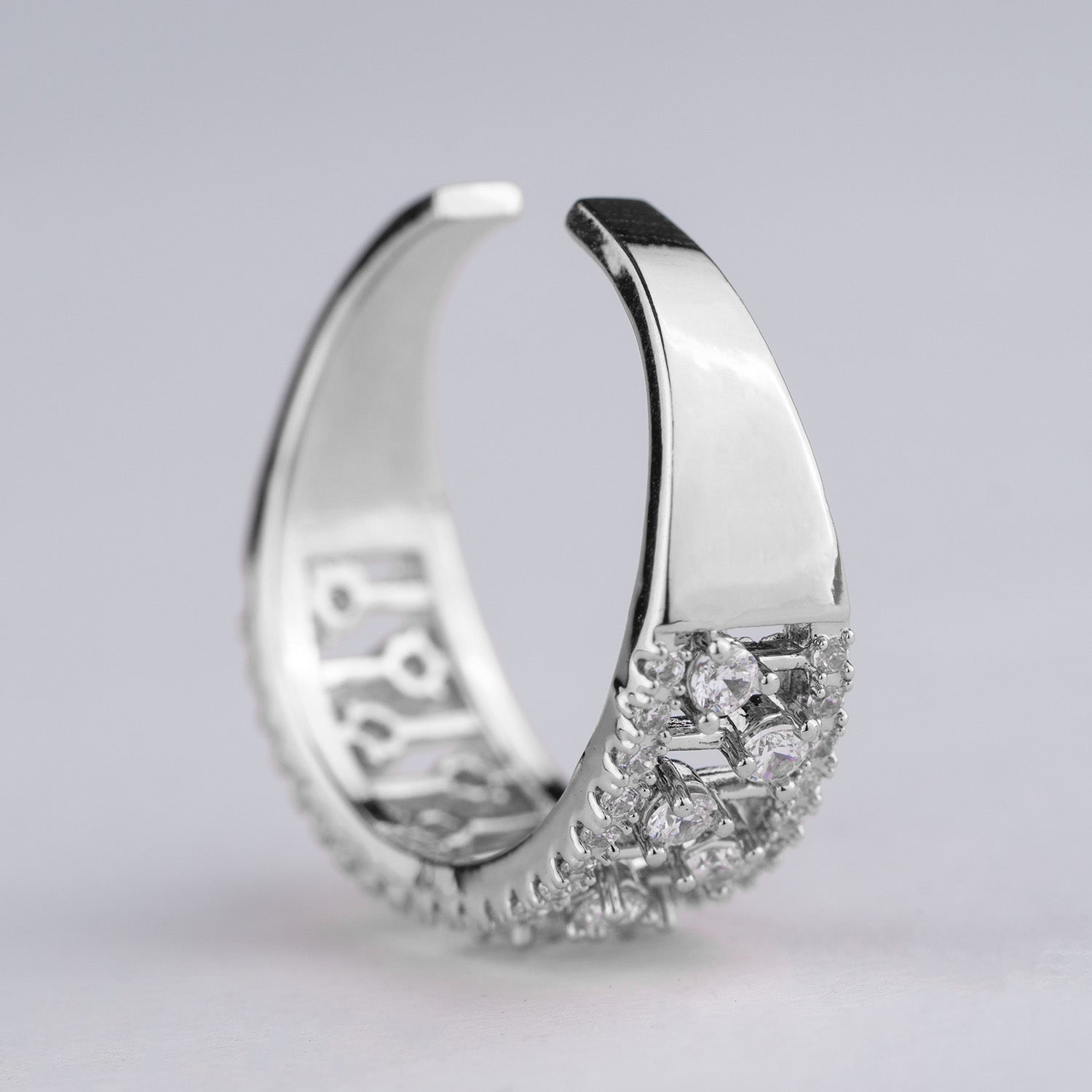 W Premium Jewellery Rings Diamond Silver